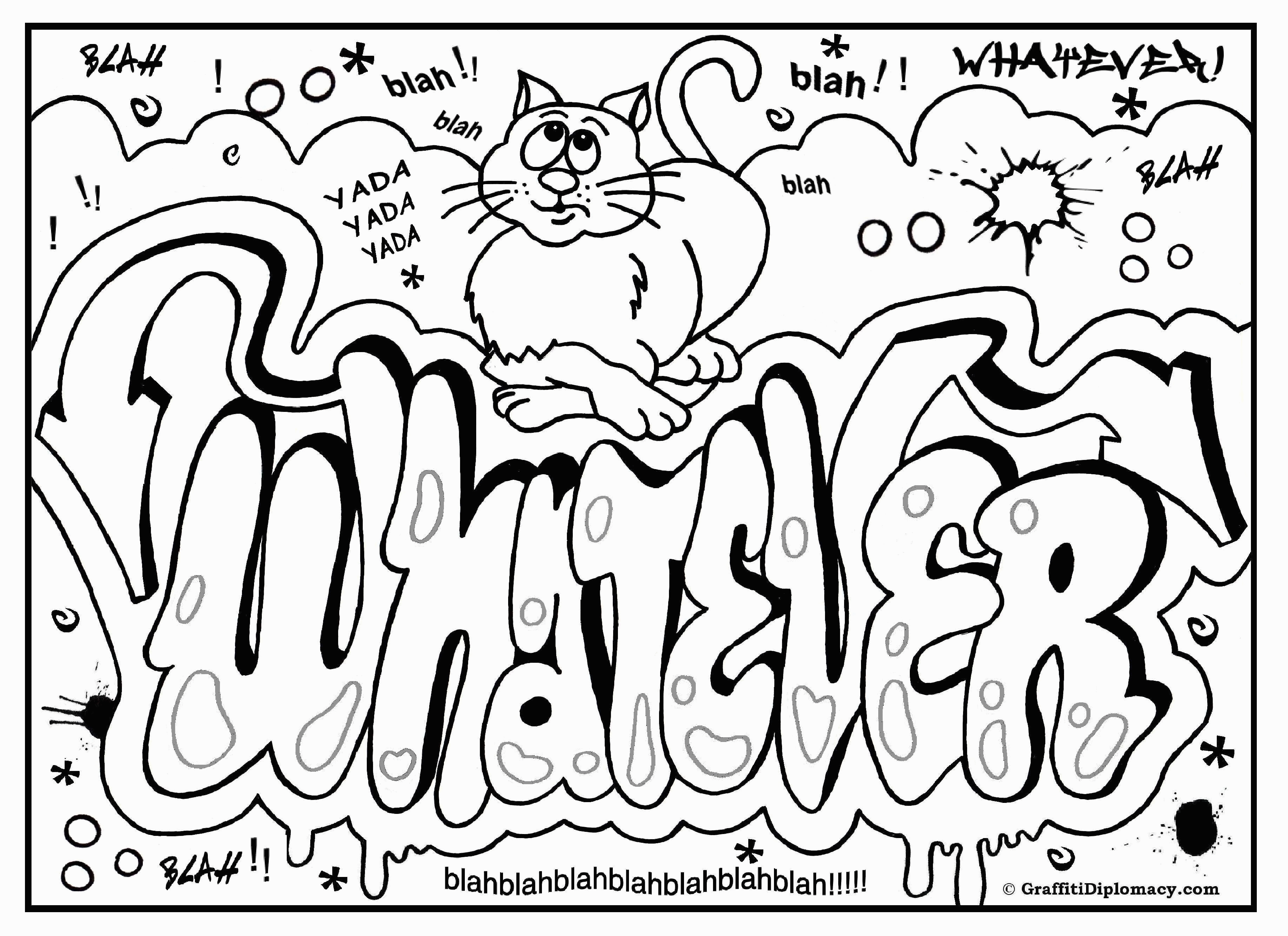 Word Coloring Page Generator Multicultural Graffiti Art Free Printable Coloring Pages Free Photo