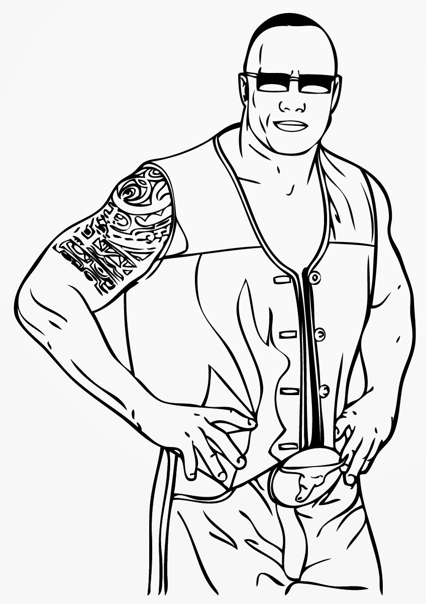 Wwe Coloring Pages Of John Cena John Cena Coloring Pages