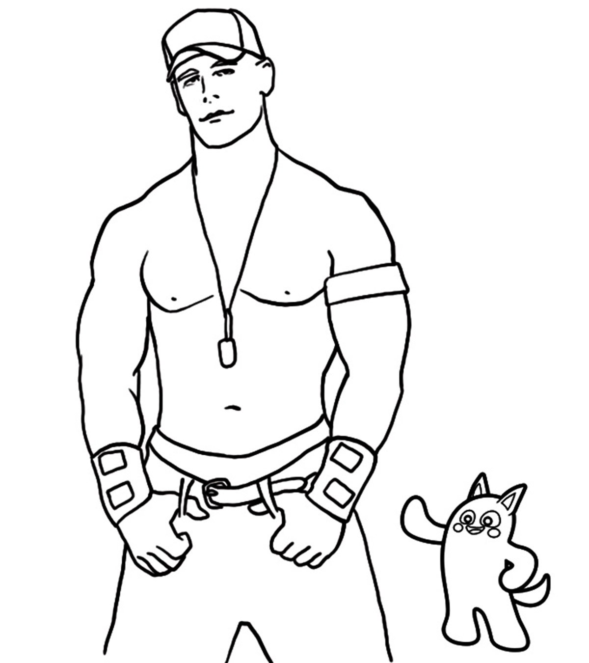 Wwe Coloring Pages Of John Cena Top 15 Free Printable John Cena Coloring Pages Online