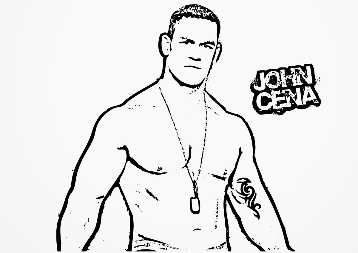 Wwe Coloring Pages Of John Cena Wwe Coloring Pages Free Download Best Wwe Coloring Pages On