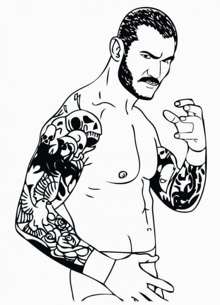 Wwe Wrestling Coloring Pages Free Printable World Wrestling Entertainment Wwe For Wwe Coloring