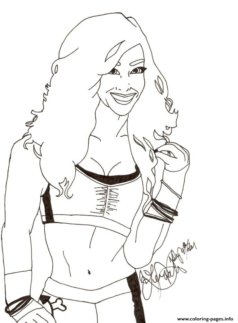 Wwe Wrestling Coloring Pages Nikki Bella Wrestling Coloring Pages Printable