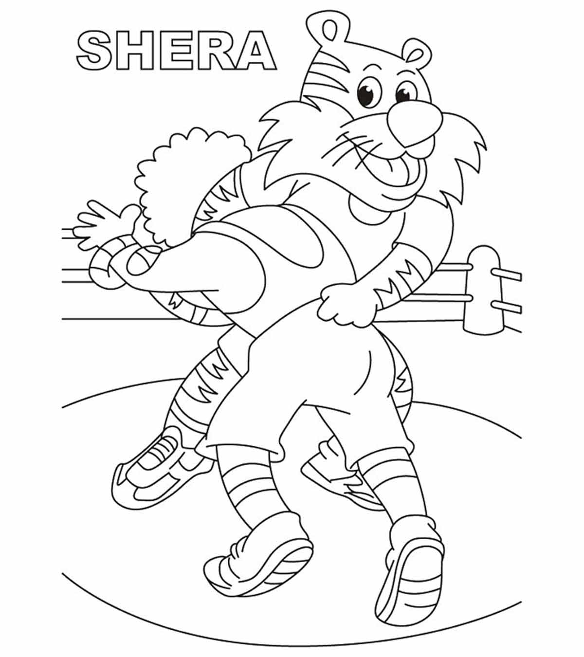 Wwe Wrestling Coloring Pages Top 10 Wrestling Coloring Pages For Your Little One