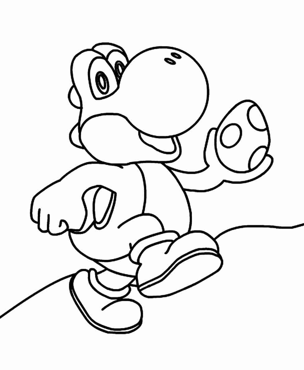 Yoshi Coloring Pages To Print Coloring Ideas Extraordinary Ba Yoshi Coloring Pages To Print