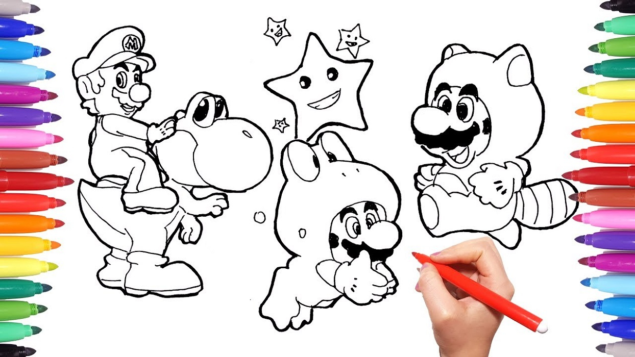 Yoshi Coloring Pages To Print Yoshi Coloring Pages Printable Shelter